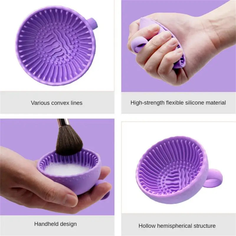 1/3PCS Silicone Washing Bowl Skin-friendly Easy To Carry Soft And Comfortable Quick Cleaning High Quality And Durable