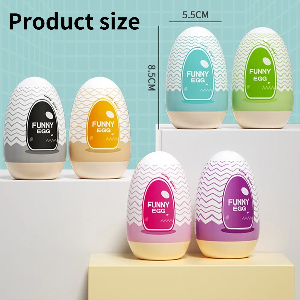 Adult Mini Portable Masturbation Egg Cup Realistic Vagina Beginner Soft Masturbation Cup Penis Massager Stimulator Sex Toys for Man