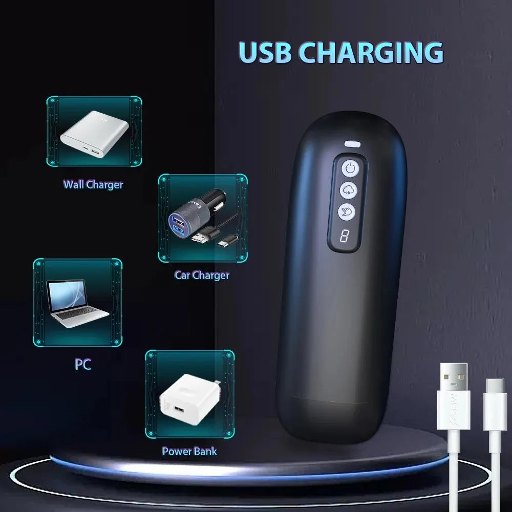 Adult Automatic Sucking Male Mastubator Penis Blowjob Vibration Machine Vagina Pocket Pussy Masturbation Cup Sex Toys For Man Adults