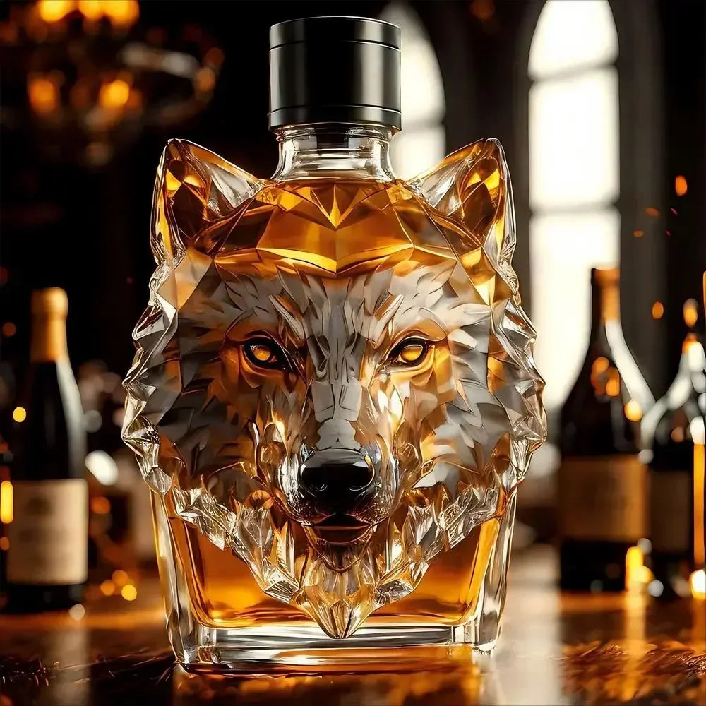 New Unique Semi Truck Whiskey Pure Crystal Bottle, Perfect for Whiskey Wine Bottle Home Office Bar Decor Gifts Hotels Restaurant Pubs Decoration