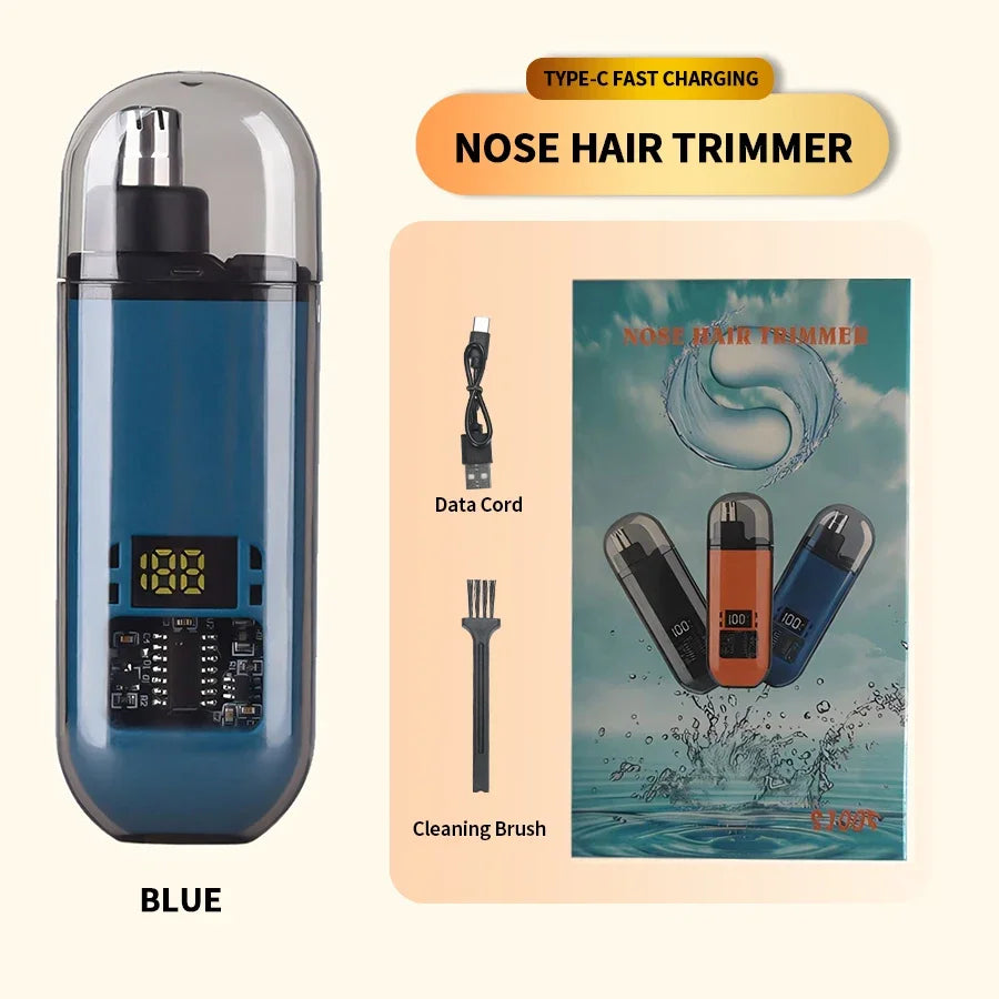 NEW Arrivals 2 In 1 Electric Portable Ear And Nose Hair Trimmer Clipper Professional Painless Portable Eyebrow For Men Women