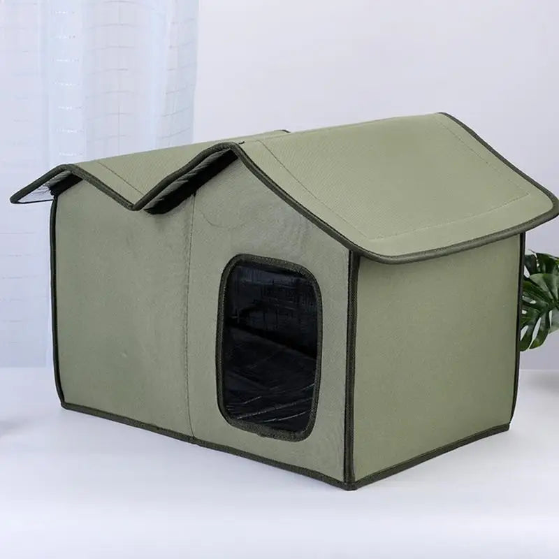 NEW Arrivals Outdoor Indoor Cat House Waterproof Winter Warm Pet Cat Cave Sleeping Beds Tent Home Foldable and Washable for Small Dog Puppy Supplies