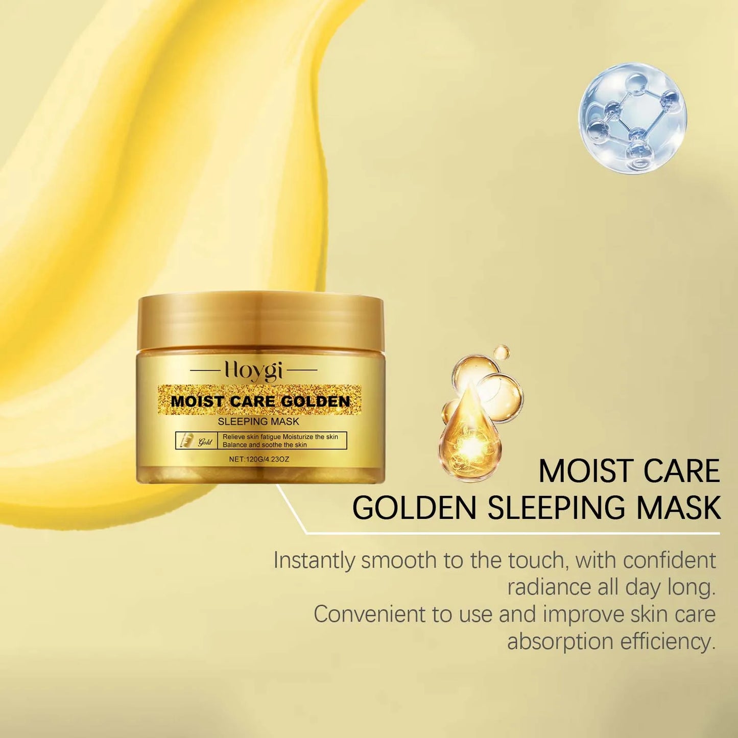 NEW Arrivals 3PCS Set Korean 24K Gold Sleeping Masks Moisturizing Shrinkage Pore Lift Firm Fade Fine Lines Niacinamide Brightening Facial Skin Facial Masks
