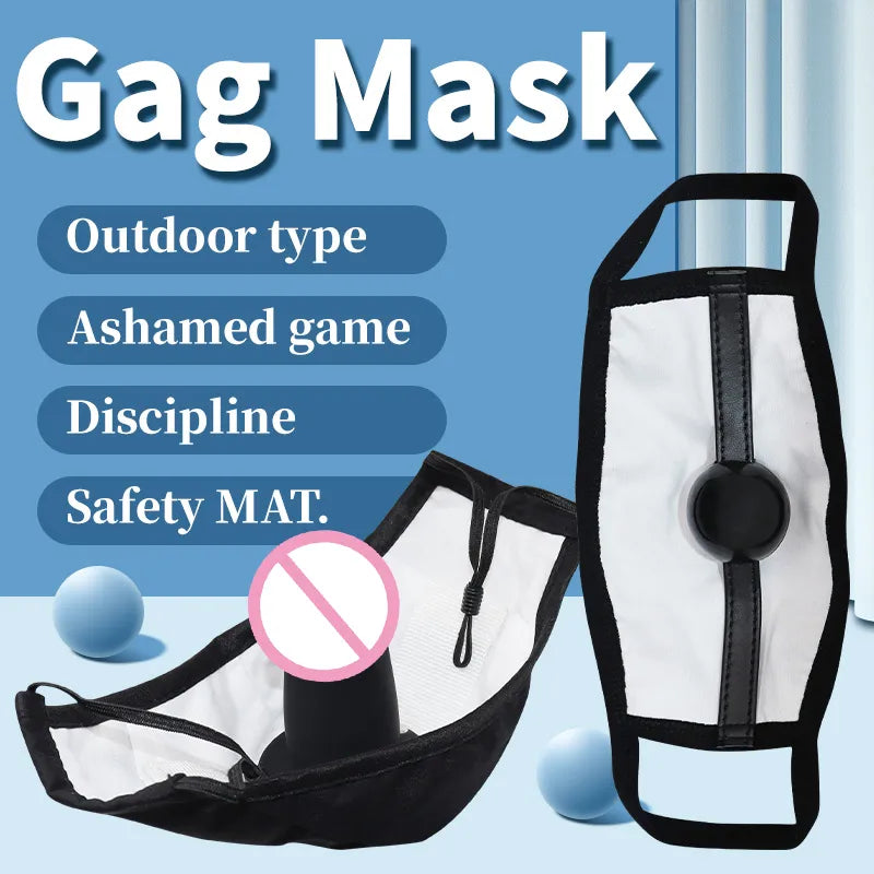 Adult Ball Gag In Mouth Bondage Equipment Bdsm/Funny Sex Toys For Couples/Women Sex/Erotic Masks Face Mouth Mask Adult Games