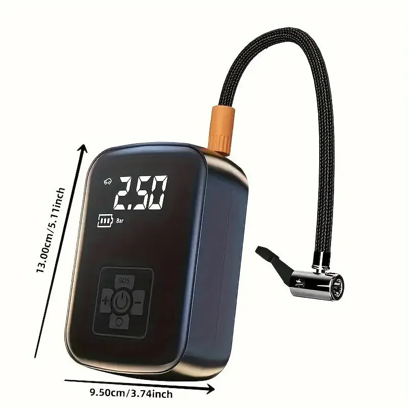 NEW Arrivals Wireless Air Compressor Portable Universal Electric Air Pump Tire Sensor Mini Inflatable Treasure for Car Motorcycle Basketball Mattress Bicycle