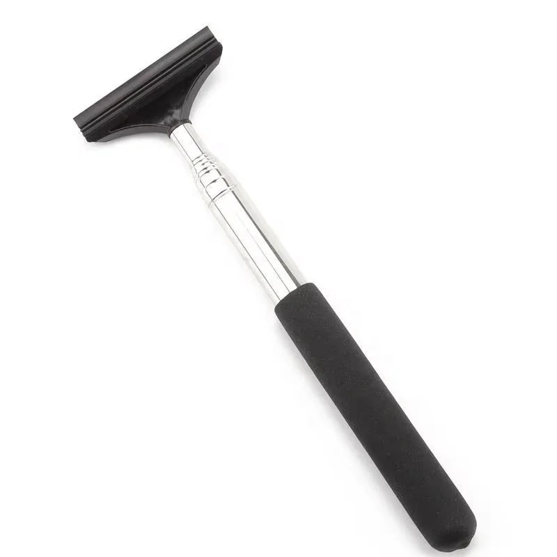 NEW Arrivals 2PCS Set Car Rearview Mirror Wiper Cleaning Tool Auto Glass Mist Cleaner Car Accessories Handle Telescopic Window Cleaning Brush Car Cleaning Supplies