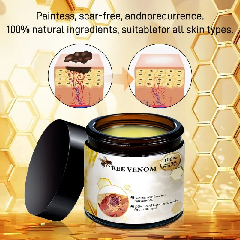 New Bee Cream, 6Pcs New Bee Care Cream, Bee Mole And Wart Care Cream Bee Repairing Cream For All Parts Of The Body
