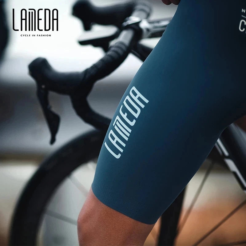 Original LAMEDA S-2XL UK Size Summer Bicycle Shorts Five-Point Cycling Pants Shock-Absorbing Men's Cycling Clothing Mountain Road Bike Leggings for Men