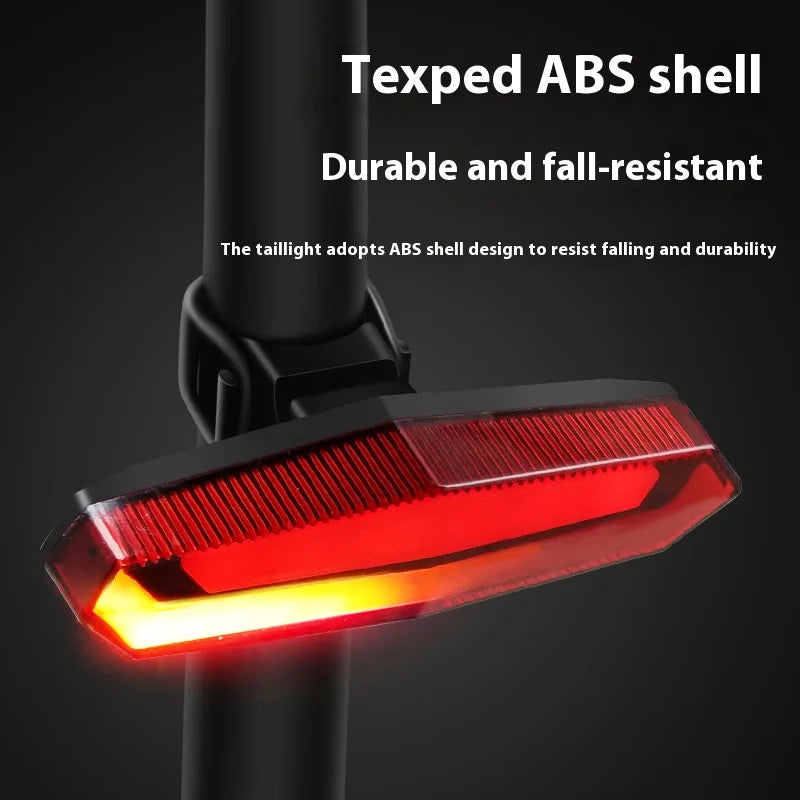 NEW Arrivals USB Rechargeable LED Warning Light Set For Bicycle Accessories Waterproof Bicycle Tail Light For Night Riding Equipment For Mountain Road Bikes