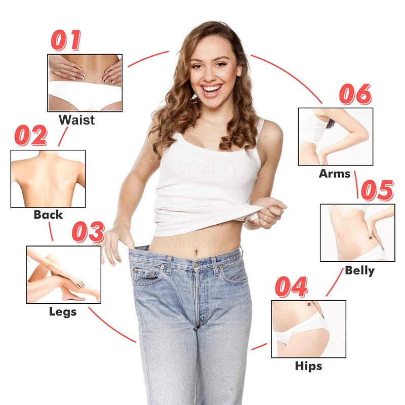 NEW Arrivals EMS & RF Radio Frequency Body Slimming Machine Fat Burner Slim Shaping Device LED Light Therapy Lose Weight Cellulite Massager Skin Care Accessories Health Care Supplies