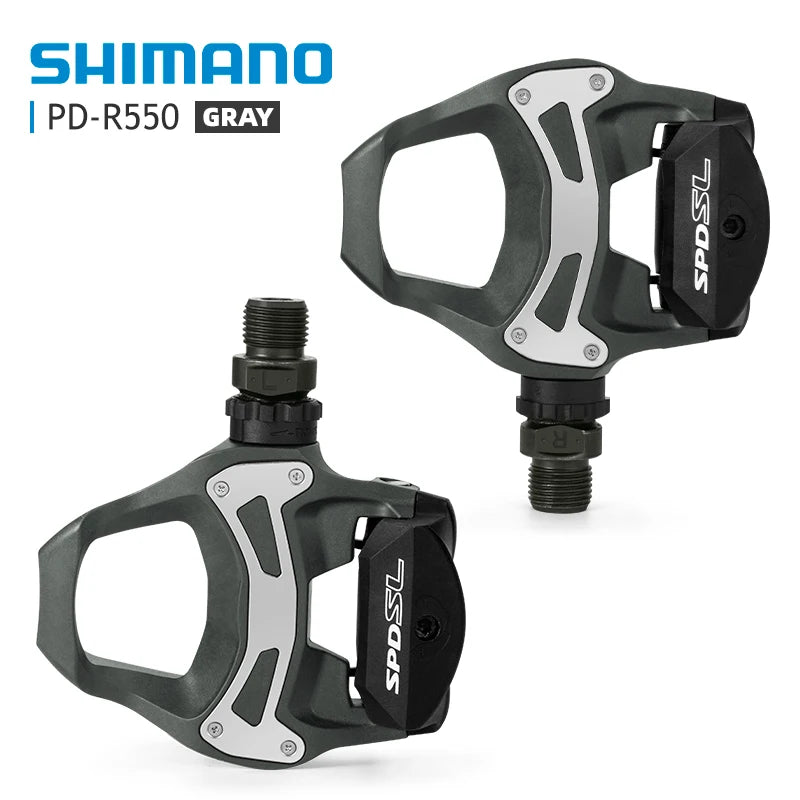 NEW Shimano Japanese PD-RS500 Professional Pedal Original Shimano SPD Pedals Bicycle Pedal With SM-SH11 Cleats Bike Pedals Automatic Locking Pedals Bicycle Accessories Sports Supplies