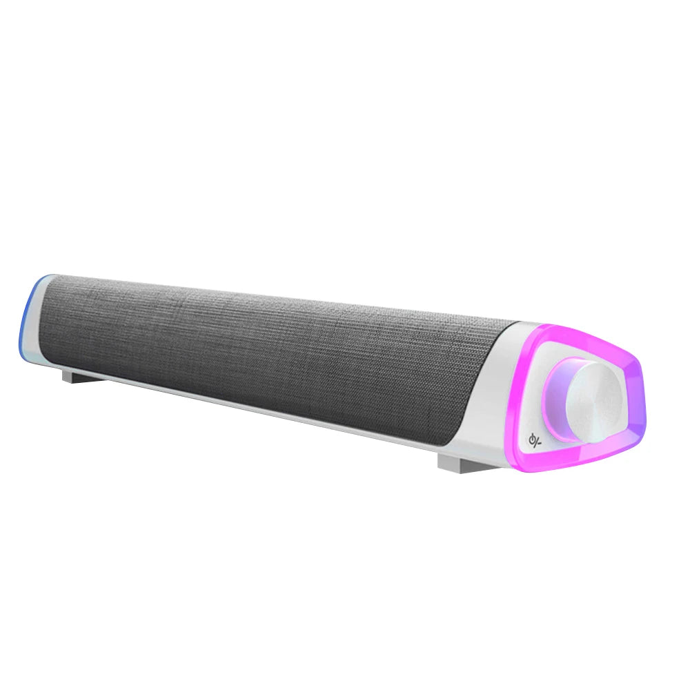 NEW Arrivals 3D Computer Speaker Bar Stereo Sound Subwoofer Bluetooth Dual Speakers Music Player Wired Loudspeaker For Laptop PC Notebook Computer Accessories Electronics Supplies