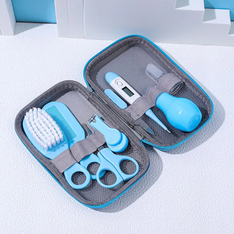 NEW 13PCS Set 0-6Yrs Newborn Daily Nail Care kit Nail Clipper Tool Health kit Thermometer Comb Care kit Babies Personal Care Supplies