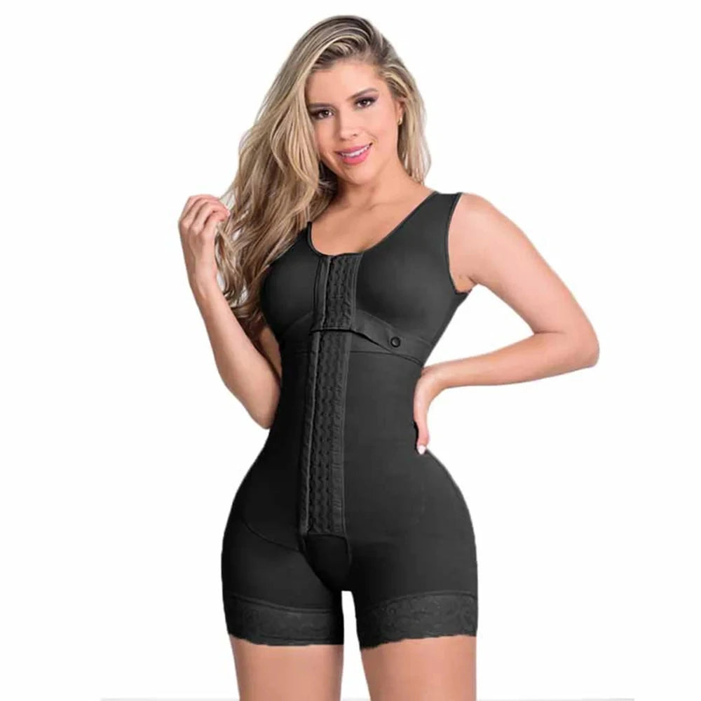 NEW Arrivals S-3XL Black/Beige Color Modeling Girdle for Women High Compression Shapewear With Hook And Eye Slimming Bodysuit Fajas Colombian Flat Belly Ladies Underwear Supplies