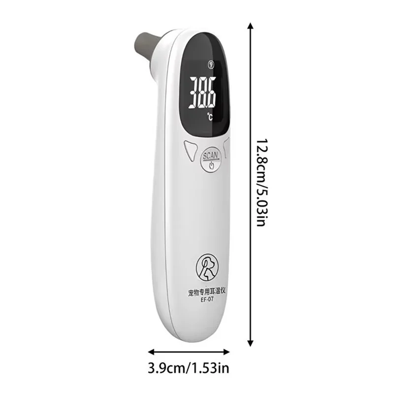NEW A04G-Dogs Cats Horses Ear Thermometer Animal Thermometer Non-Contact Electronic For Home And Clinic Vet Accessories Pets Heath Care Supplies
