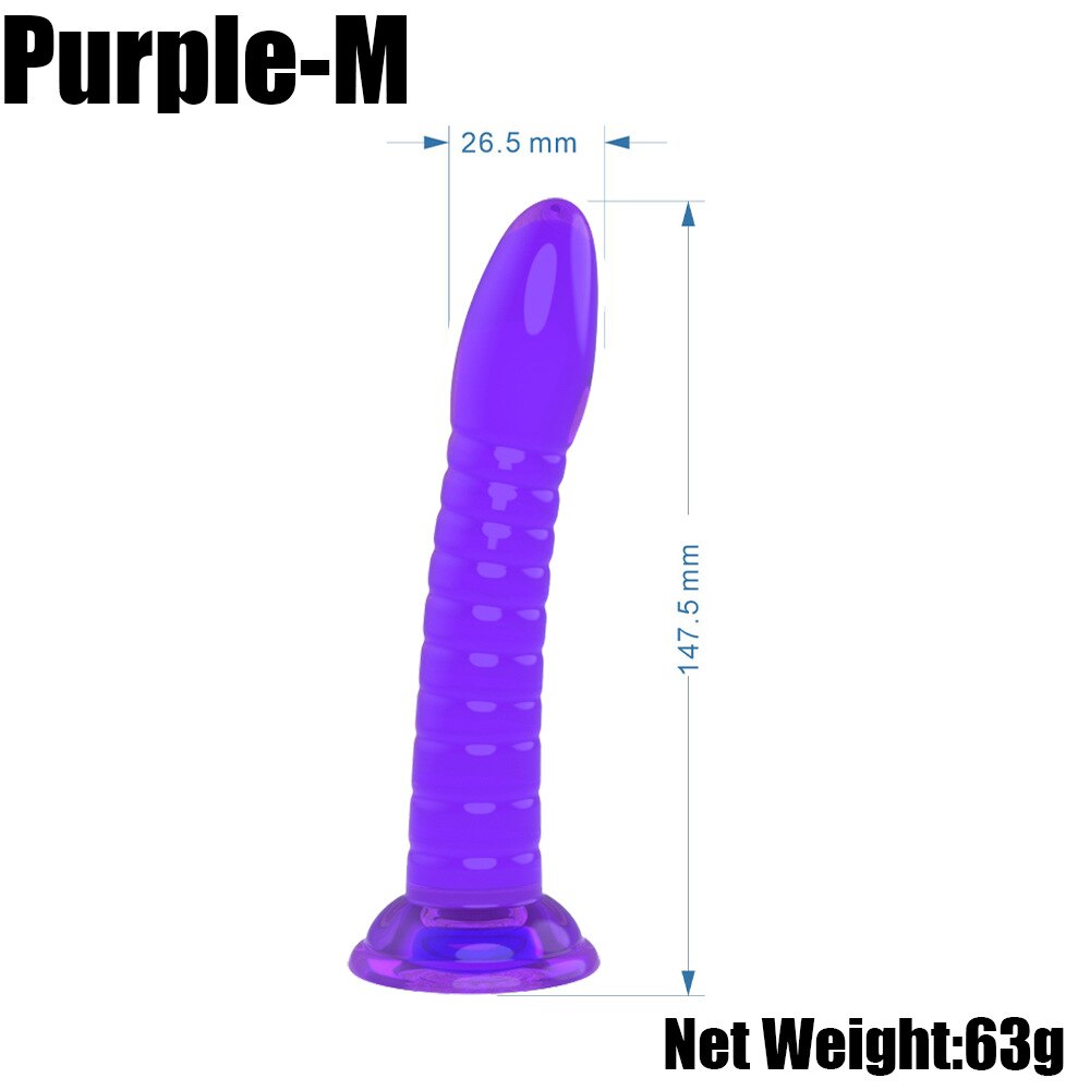 New Realistic Dildos Erotic Jelly Dildo With Strong Suction Cup Sex Toys For Woman Men Gay Artificial Penis G-spot Simulation