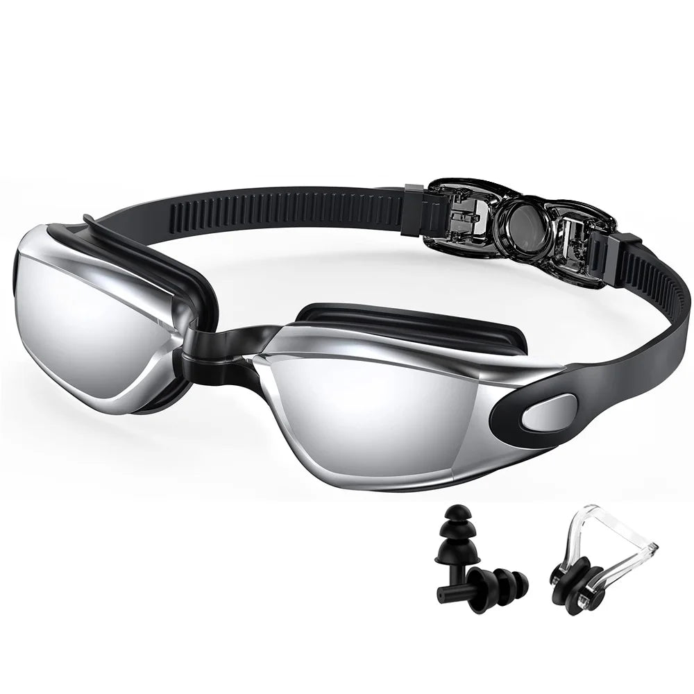 NEW Arrivals 10 Colors Swimming Goggles Professional Waterproof Swim Eyewear Glasses Anti-Fog 100% UV Protection No Leaking For Adult Men Women Youth Sports Supplies