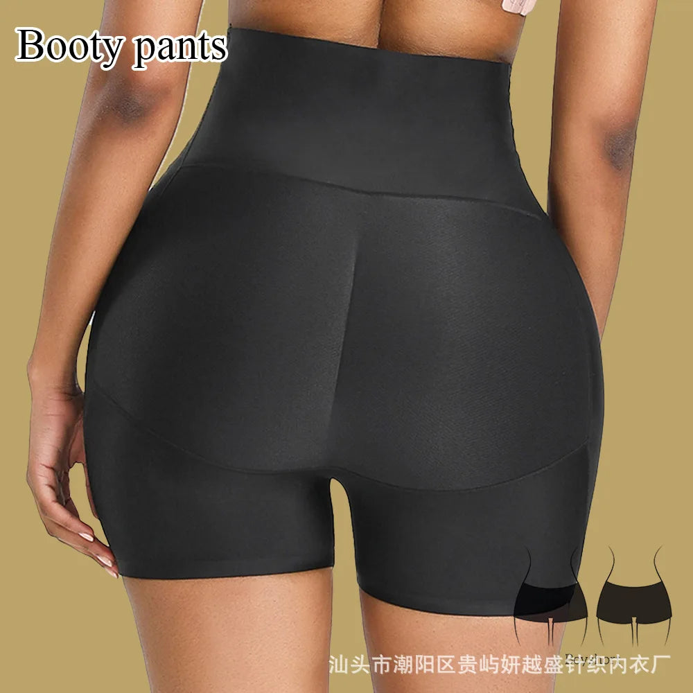 NEW Arrivals High Waist Butt Pad Women Underwear Realistic Plump Cheeky Bottom Seamless Peach Butt Large Size Waist Shaping Abdomen Control