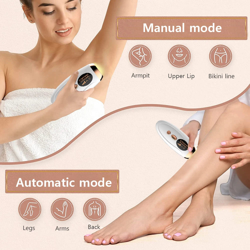 999999 Flashes Laser Epilator Hair Removal for Women Men Body Legs Armpit Painless IPL Laser Permanent Depilator