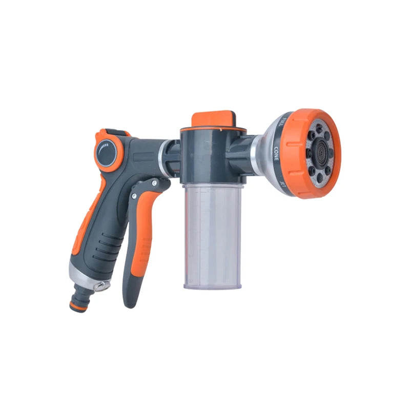 NEW!!!! Pets High Pressure Water Foam Sprayer Nozzle 8 Mode Adjustable Wash Cleaning Bath Garden Dogs Cats Shower Bath Brush Clean Tool