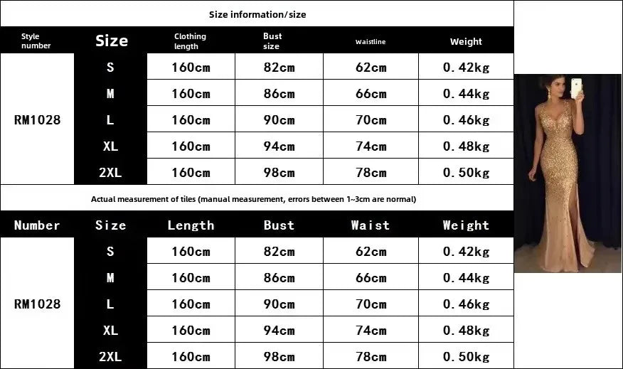 NEW Arrivals S-2XL 4 Colors Spring Autumn Winter New European American Cross-Border Side Slit Gold-Embellished Long Evening Party Luxury Dress Sleeveless Wedding Guest Celebrities Gown