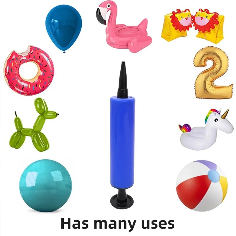 3PCS Manual Balloon Pumps Portable Air Inflator Pump Useful Latex Foil Balloon Inflator Party Decor Supply Balloon Accessories