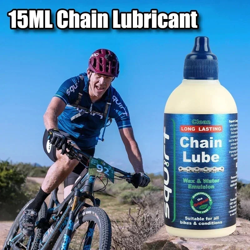 NEW 5 Bottles Set Bicycle Chain Wax Maintenance Oil 15ML Mountain Bike Road Bike Special Lubricant Chain Gear Oil for All Bicycle Chain Tools Bikes Repair Accessories