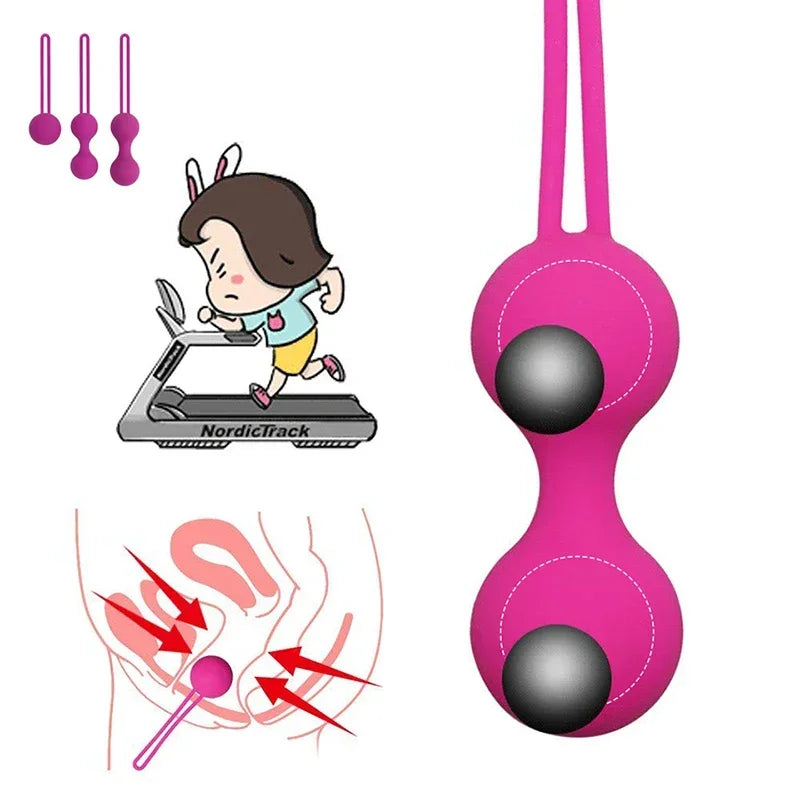 3 in 1 Vaginal Balls Erotic Silicone Geisha Balls Kegel Tightening Exercise Love Egg Adult Sex Toys for Woman Sex Shop