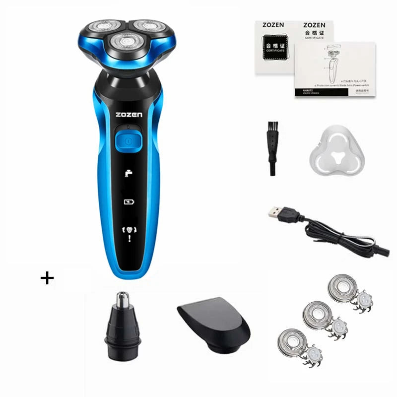 NEW Arrivals Gift for Husband Lover Electric Razor Set Electric Shaver Body Hair Cutting Shaving Machine for Men Women Clipper Rotary Beard Trimmer Waterproof Hair Sets Accessories Hair Care Supplies