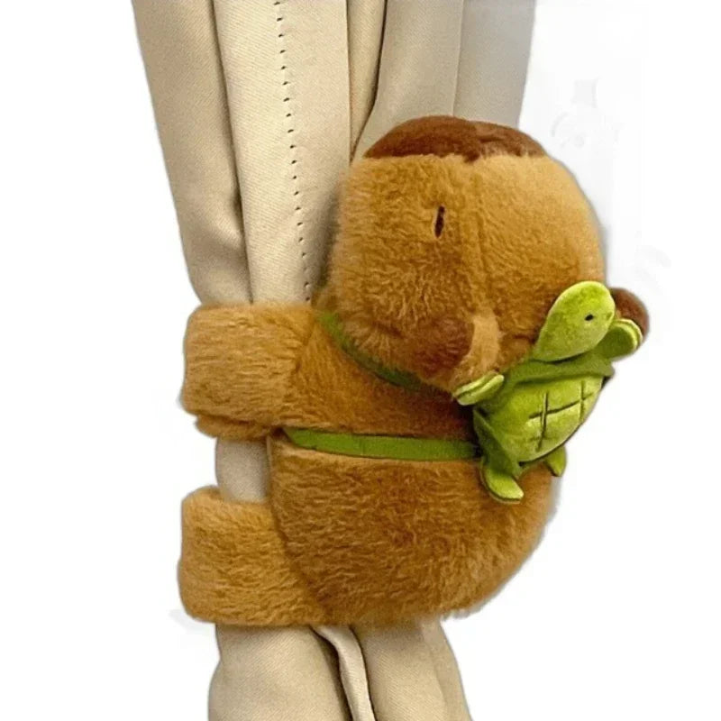 NEW Arrivals 1-10PCS Set Capybara Clap Circle Toys Slap Snap Wrap Wristband Bracelet Capybara Plush Hand Ring Fun Pop Circles Kids Gift