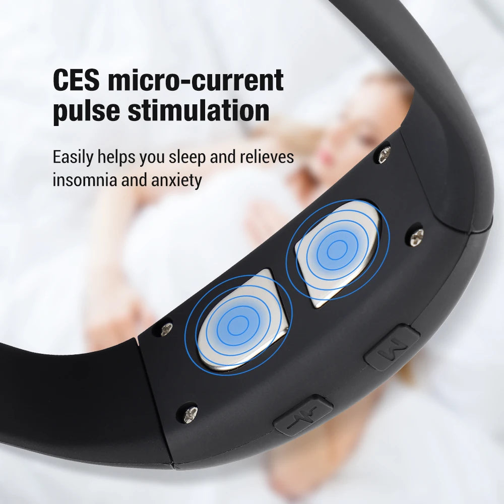 NEW Arrivals Micro-Current Intelligent Sleep Aid Device Fast Sleep Rest Hypnosis Insomnia Artifact Wristband Watch EMS Sleep Aid Instrument Health Care Supplies