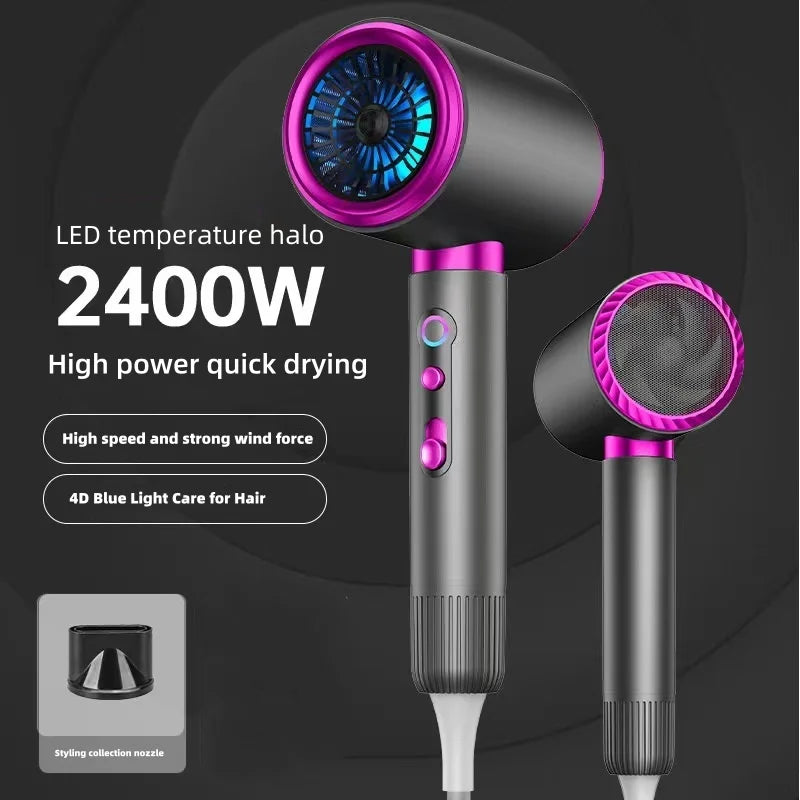NEW Arrivals The Latest High-Speed Japanese Hair Dryer, High-Power Blue Light ION Home Hair Salon Hair Dryer, Household Appliance UK.EU. Plug-In Hair Care Accessories
