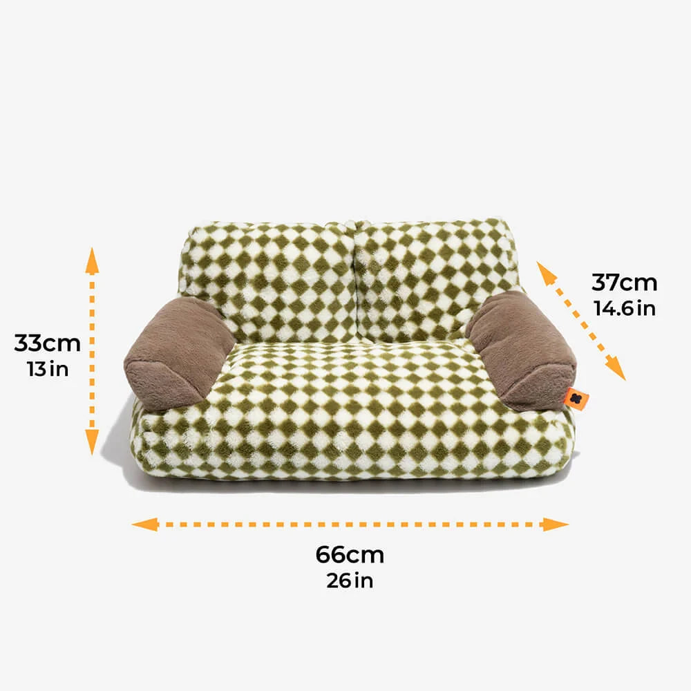 Fur Summertime Pet Cat Nest Sofa Modern Puppy Small Animal Kitten Dog Bed Couch Cushion Bedding Indoor Kennel House
