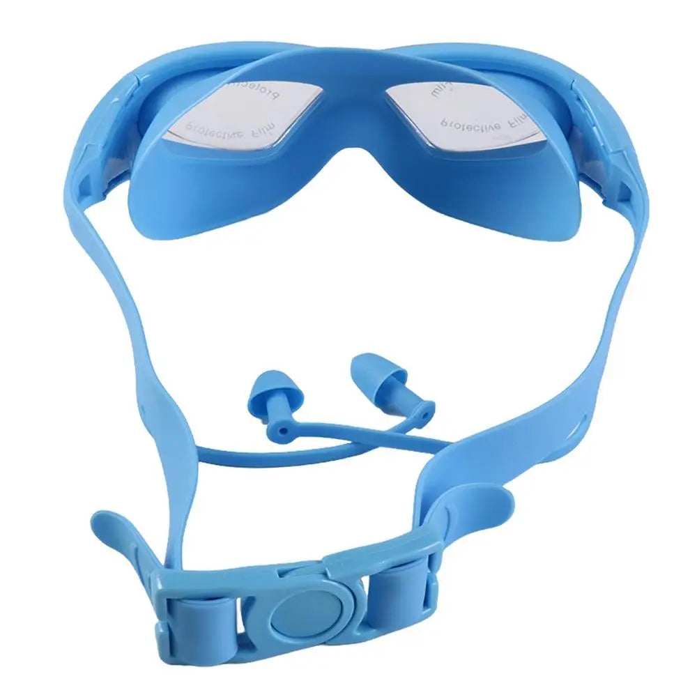 NEW Sports Eyewear Earplug Silicone Anti-Fog UV Protection Waterproof Swimming Glasses Underwater Goggles Swim Goggles Swim Eyewear