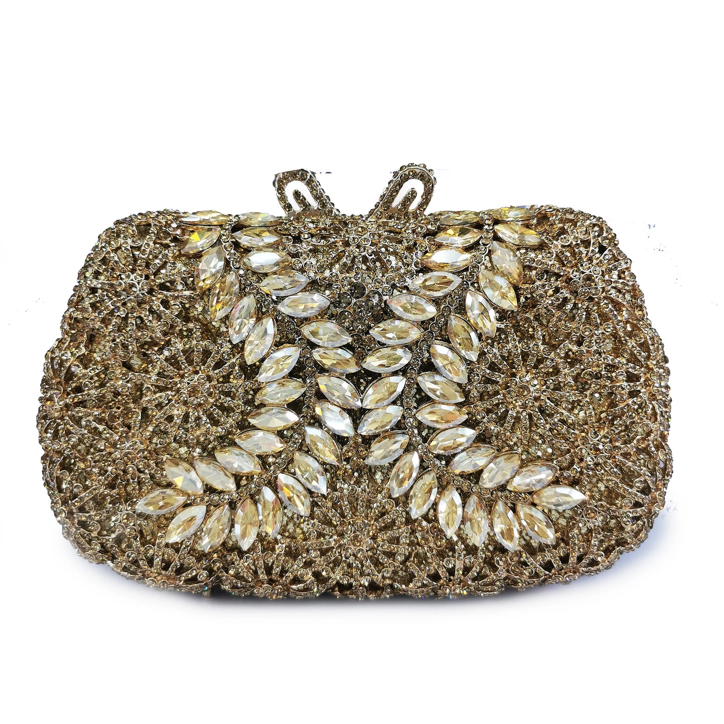 NEW Luxury 16 Styles Women Dark Gold Stones Clutch Bags Lady Evening Bag Bridal Rhinestone Handbags Wedding Dinner Business Dinner Purse Girls Ladies Luxury Fashion Apparel Accessories Clothing Supplies