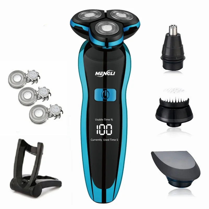 NEW Arrivals Gift for Husband Lover Electric Razor Set Electric Shaver Body Hair Cutting Shaving Machine for Men Women Clipper Rotary Beard Trimmer Waterproof Hair Sets Accessories Hair Care Supplies