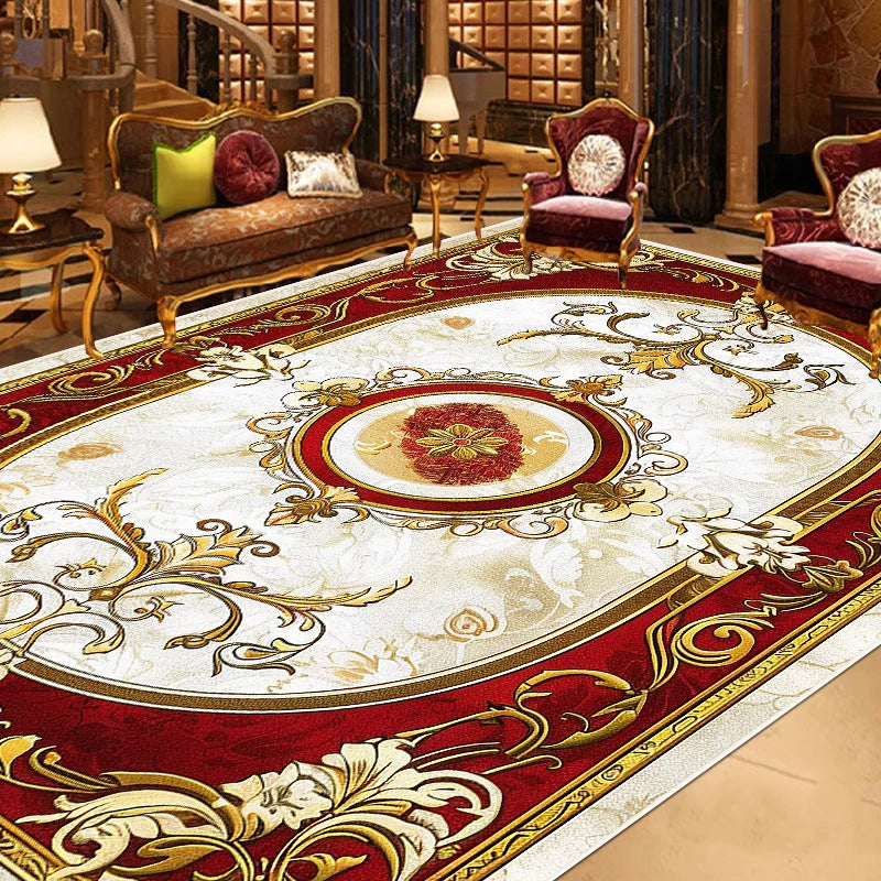 NEW Arrivals 13 Patterns 2Mx4M Luxury Retro Persian Carpet Living Room Large Area Decoration Sofa Area European Style Rugs for Bedroom Cloakroom Non-Slip Floor Carpets