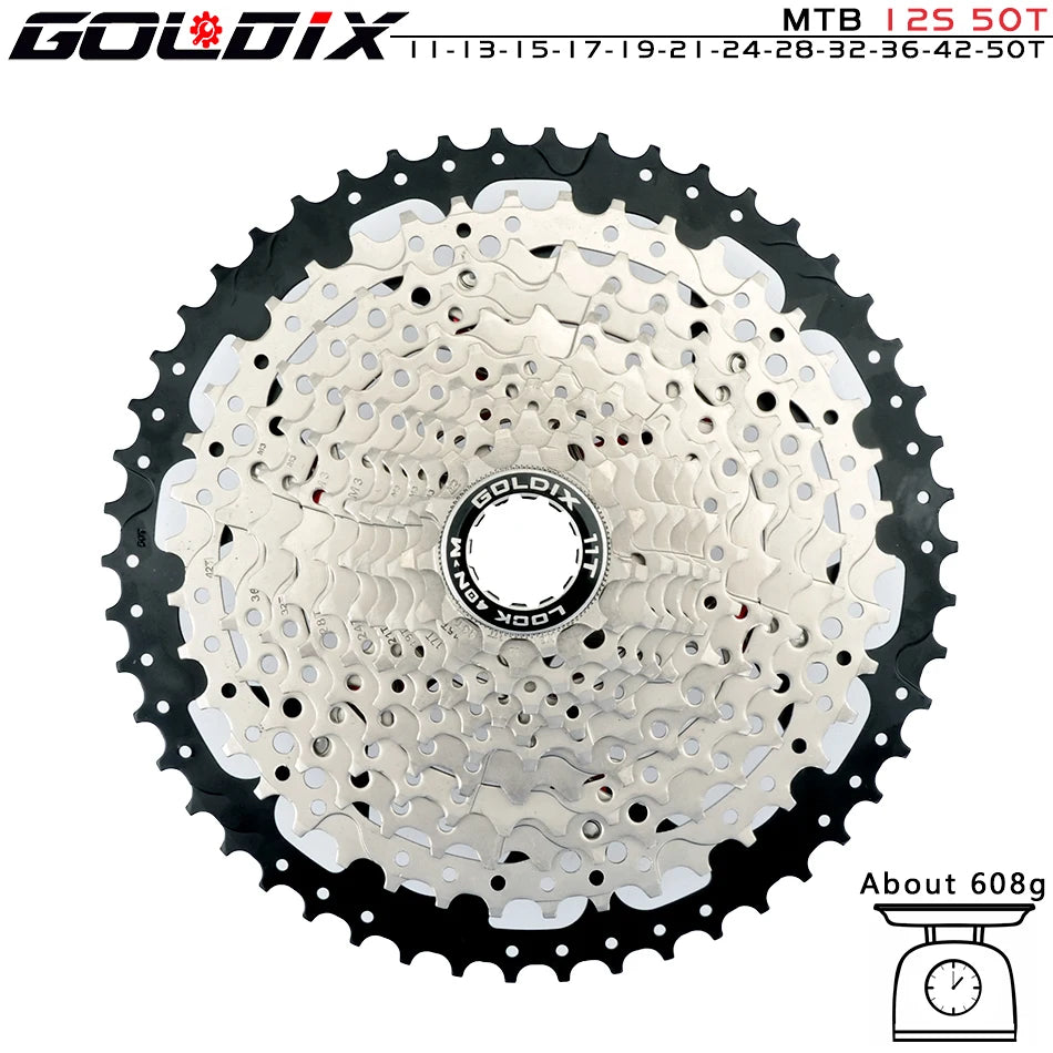NEW MTB Cassette K7 8/9/10/11/12 Speed 36/40/42/46/50/52T SUNSHINE Bicycle Freewheel Bicycle Sprocket for Shimano/SRAM Bicycle Accessories Sports Supplies