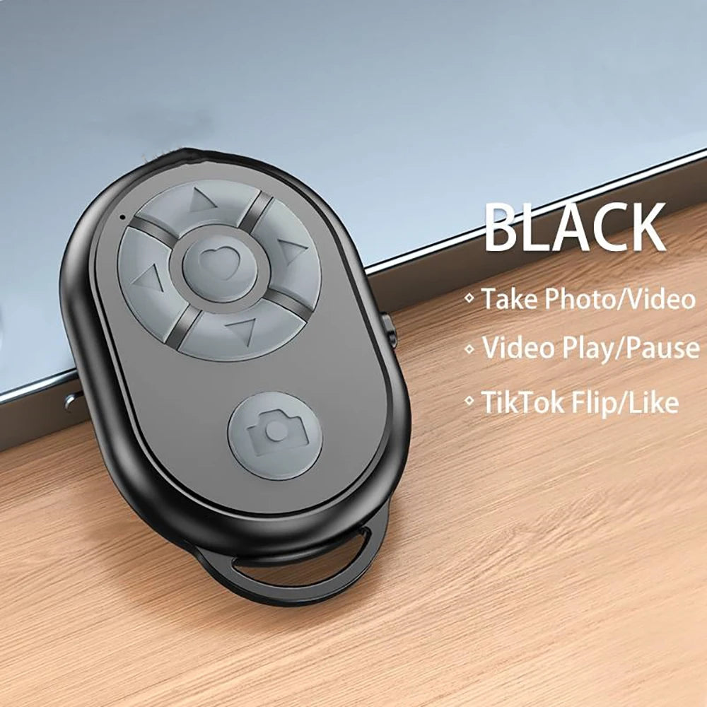 NEW Arrivals Universal Bluetooth Remote for iPhone Xiaomi Samsung Mobile Phone Remote Control Selfie Stick Bluetooth Camera Remote Controller Mobile Cell Phones Accessories