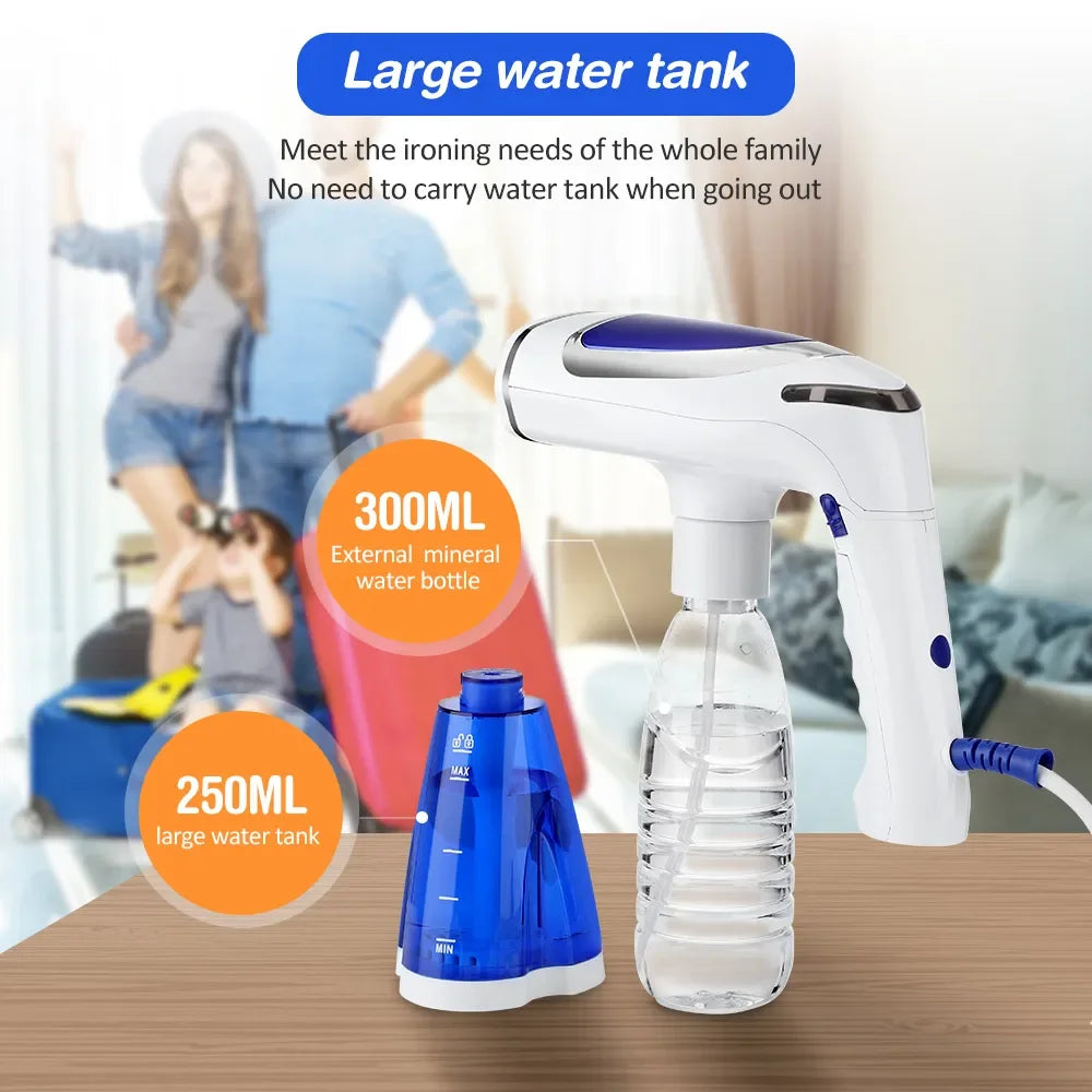 NEW UK/US/EU/AUS Plug Handheld Garment Steamer for Clothes 1600W Powerful Electric Steam Iron Foldable Portable Traveling Clothes Steamer Home Travel Hotels Clothing
