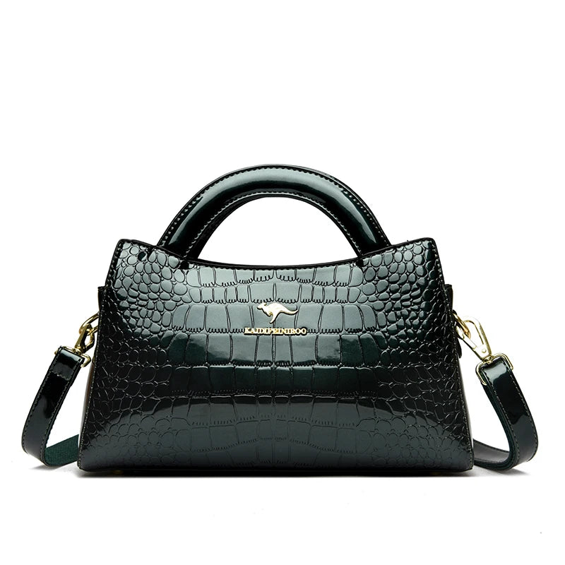 NEW Arrivals Australian Kangaroo Luxury Brand Alligator PU Leather Shoulder Crossbody Bag Clutch Hand Bags for Women Handbags New Style Luxury Bags