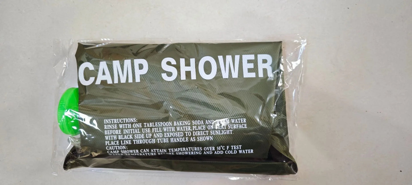 20L Outdoor Camping Shower Bag with Solar Thermal Collection and Portability Shower Bag Outdoor Portable Shower Water Bag Hygiene Accessories