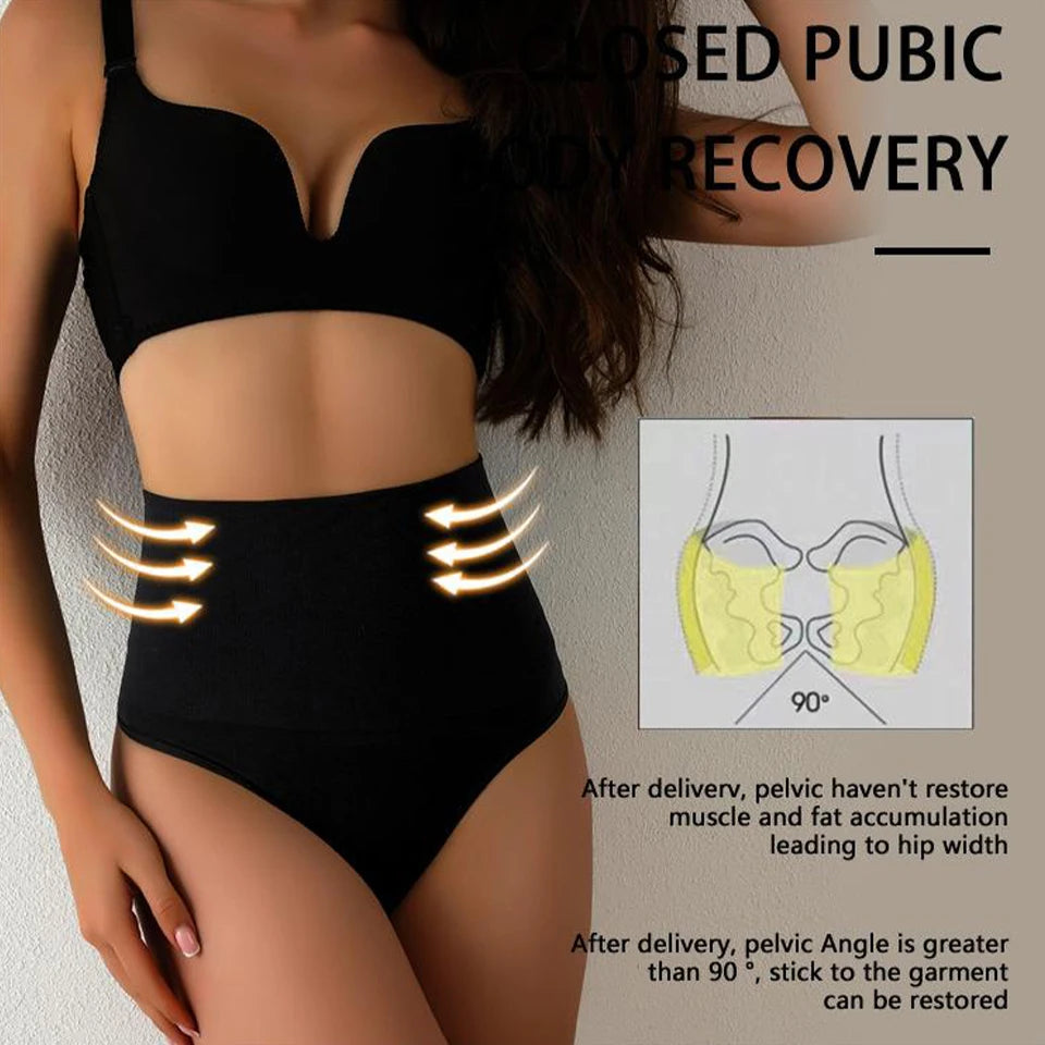 NEW Arrivals High Waist Tummy Control Panties Women Girls Thong Panty Shaper Slimming Underwear Butt Lifter Belly Shaping Clincher Brief Body Shaper Female Ladies Fashion Underwear Clothing Products