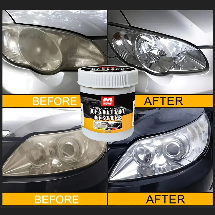 NEW Arrivals 150g Car Headlight Restoration Polishing Headlamp Scratch Remover Repair Cleaning Paste Remove Oxidation Headlight Polish Liquid Cars Accessories