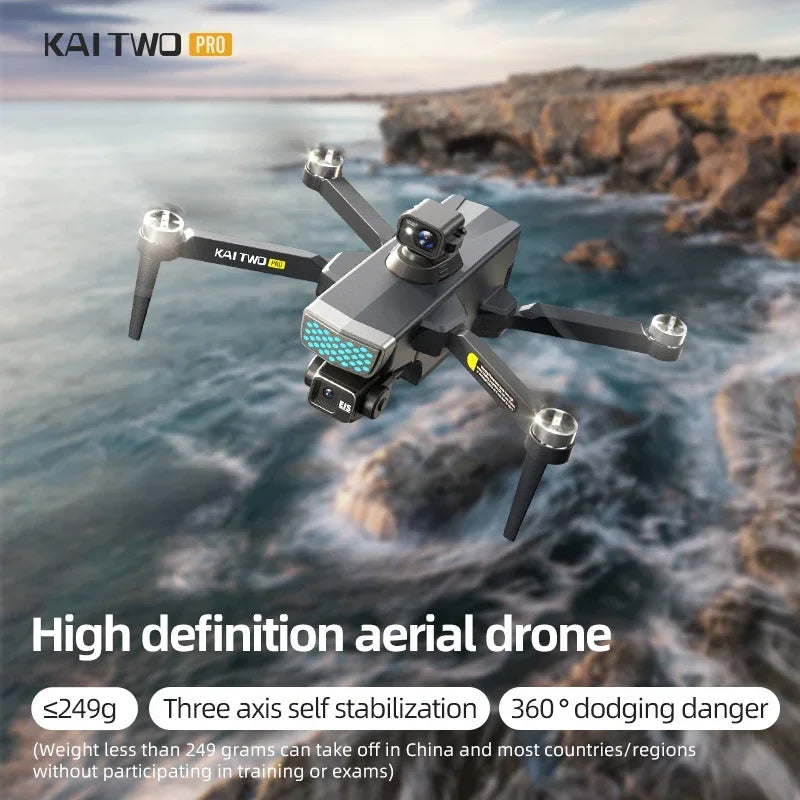 NEW Arrivals PRO GPS Drone 4K-6K-8K Professional 8K Three Axis Self Stabilization HD Camera Video Recording 360° Obstacle Avoidance Brushless RC Quadcopter Spread Tank Spraying System Electronics Supplies