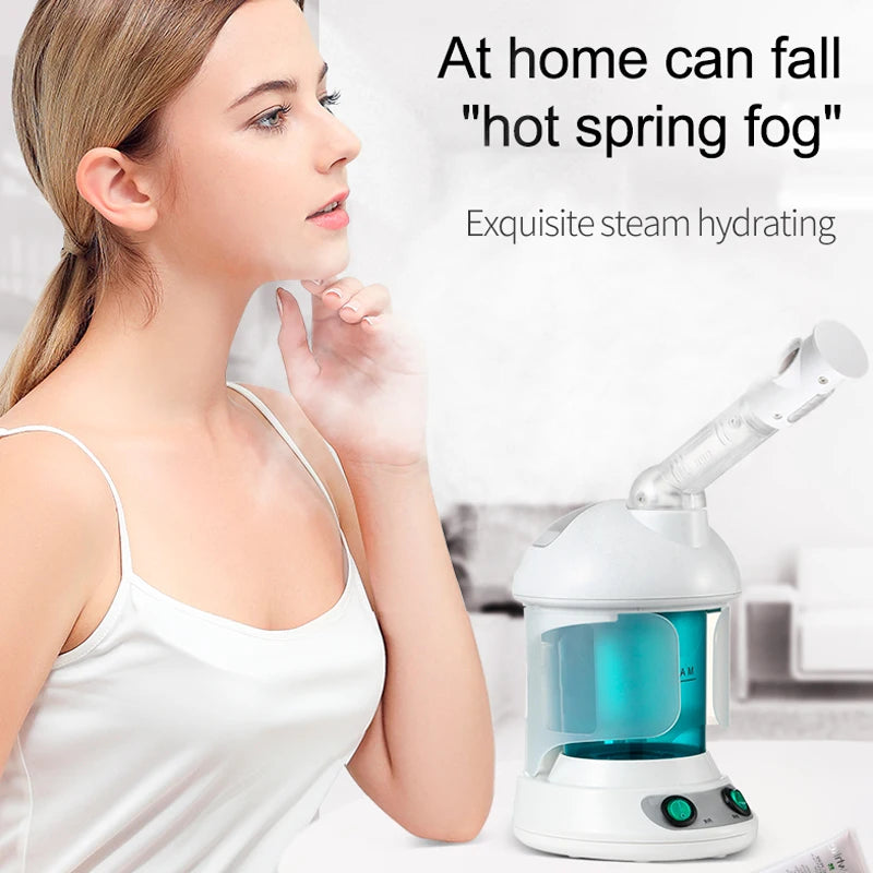 Custom Hot Sale Face Mist Spray Portable Facial Steamer For Face Professional Ionic Facial Steamer