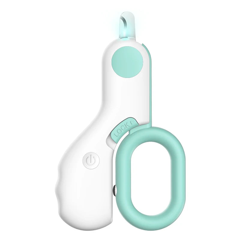 Led Light Cat and Dog Nail Clippers Professional Pet Nail Trimmer with Safety Lock Small Dog and Cat Animal Care Grooming Tool Set