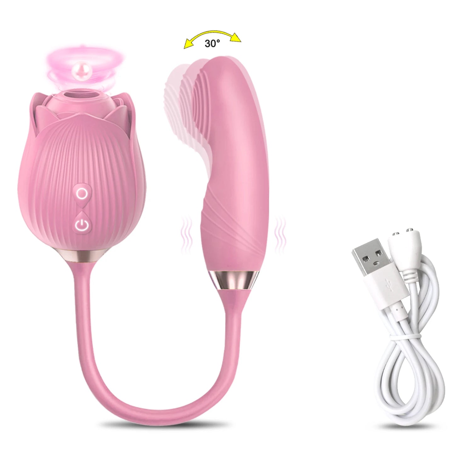 NEW Arrivals Sucking Vibrator for Women Masturbation Vagina Patting Clit Stimulator G Spot Rose-Dildo Vibrating Female Masturbator Massage Adult Sex Toys Supplies