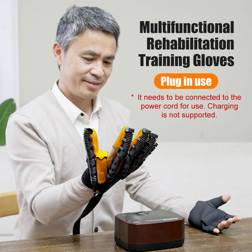 NEW Arrivals Robotic Hand Training Rehabilitation System Robot Gloves Set for Stroke Hemiplegia Finger Paralysis Rehabilitation Trainer Exercise Rehab Exerciser Body Care Supplies Devices Health Care Products