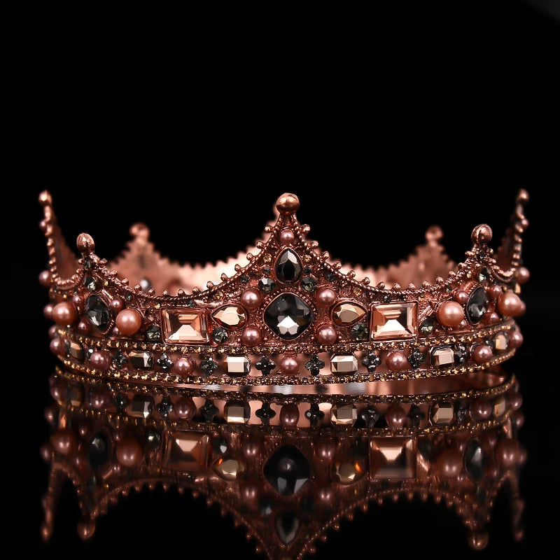 Low-Price Sales are Limited Luxury Wedding Crown Gold Silver Color Rhinestone Crystal Diadem Queen Crown Princess Tiaras Bridal Hair Jewelry Party Hair Accessories Girls Ladies Luxury Jewelry Fashion Accessories Supplies